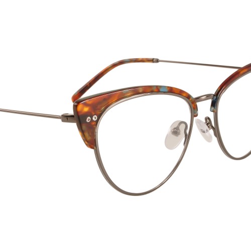 Sugi Graphite Blue Amber Okulary kocie, damskie