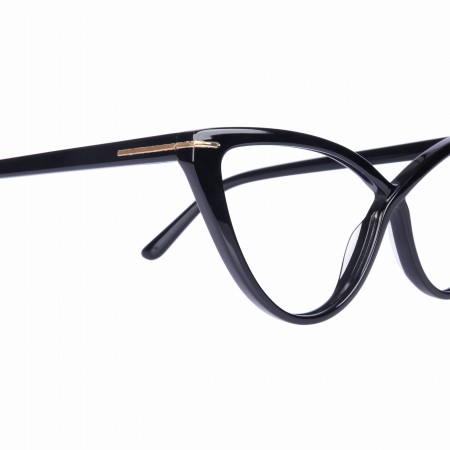 Widi Black Okulary kocie, damskie