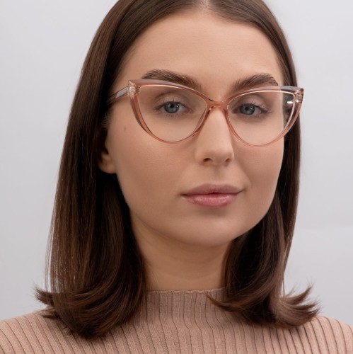 Nisiros Dusty Rose Okulary kocie, damskie